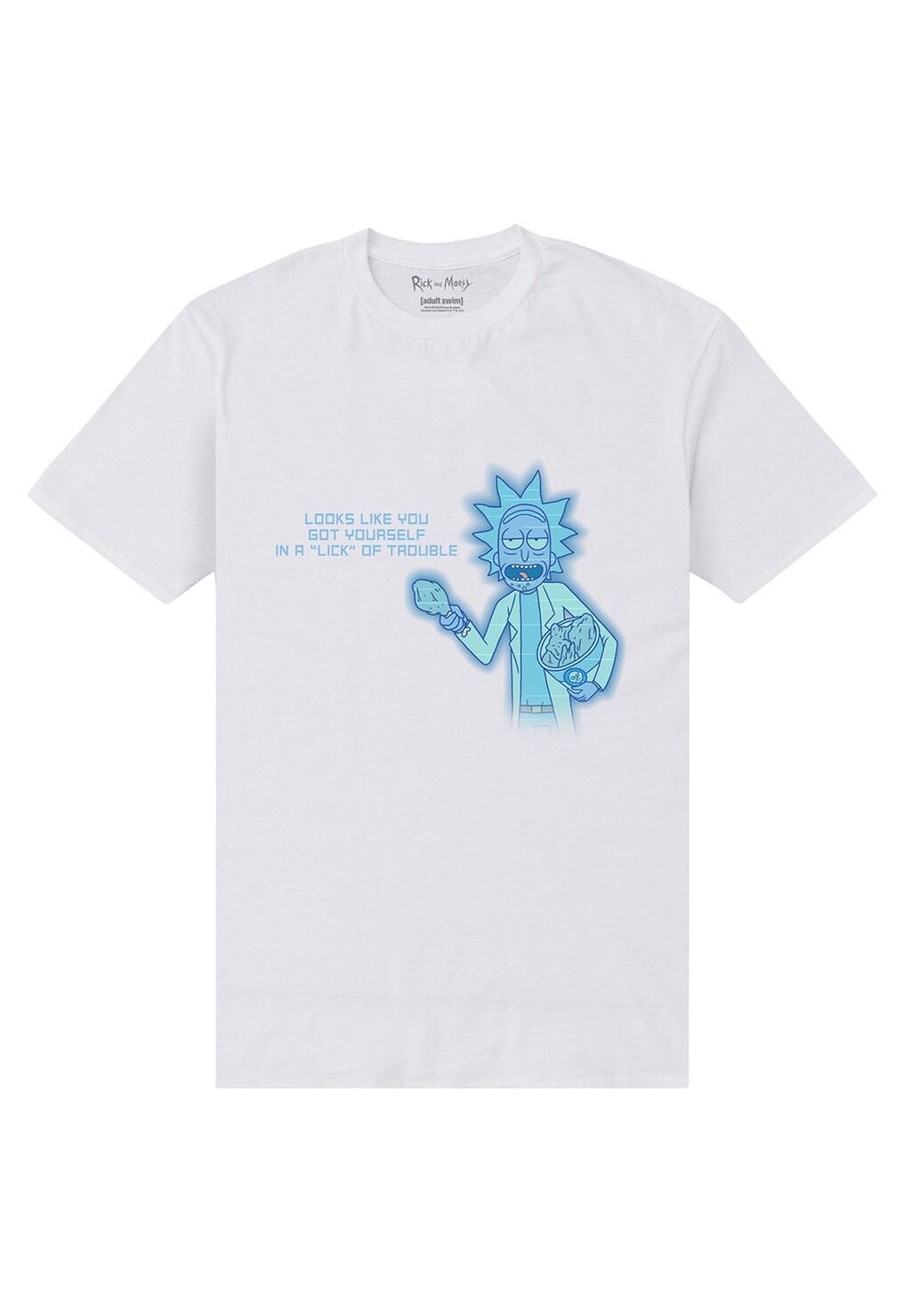 

Футболка с принтом Rick And Morty Lick Henry Tiger, белая