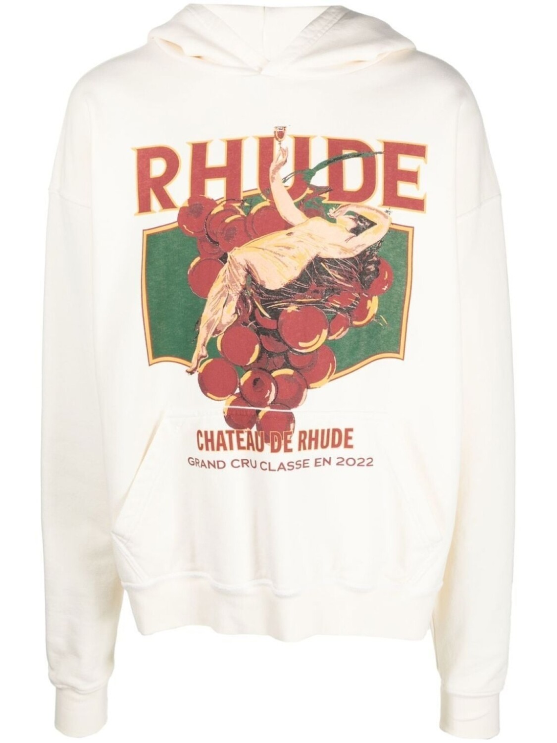 

RHUDE худи Chateau De Rhude, серый