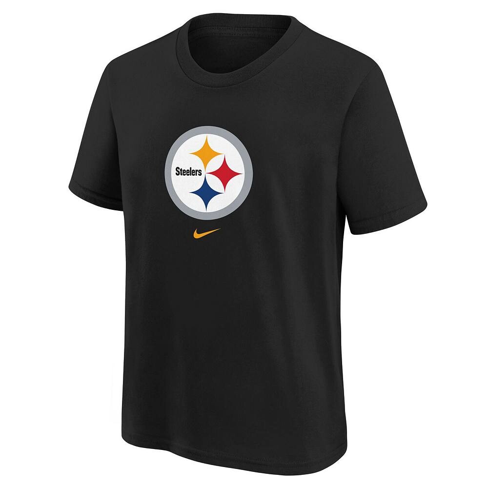 Черная футболка с логотипом Nike Pittsburgh Steelers Youth, цвет Stl Black — фото 3
