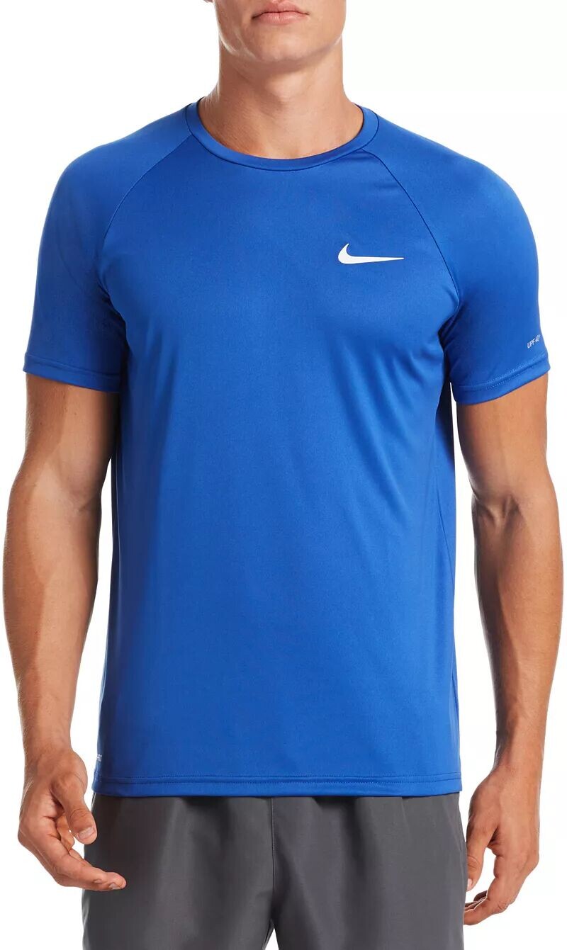 

Мужской рашгард с короткими рукавами Nike Essential Hydroguard