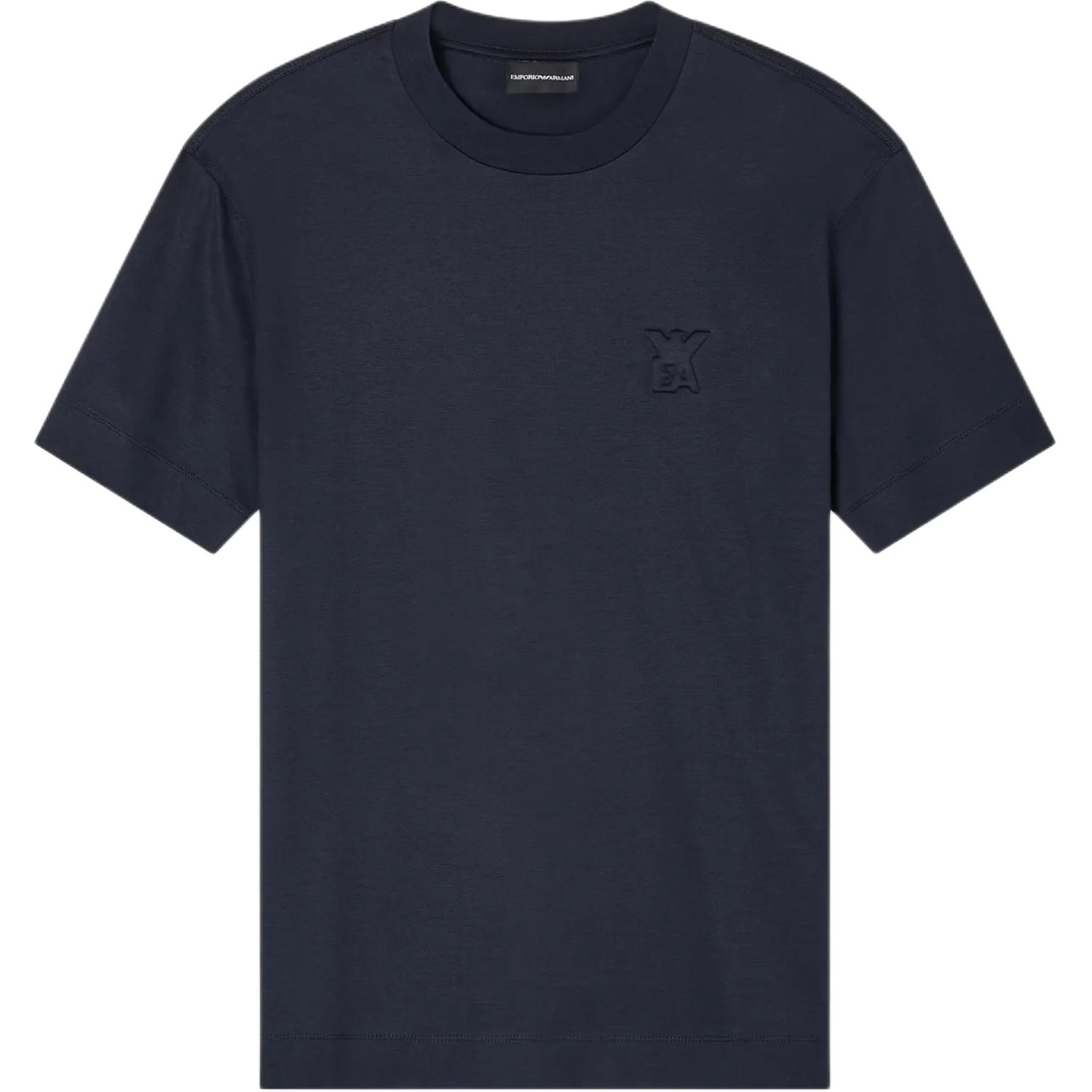 

Футболка с тиснёным логотипом EMPORIO ARMANI, синий