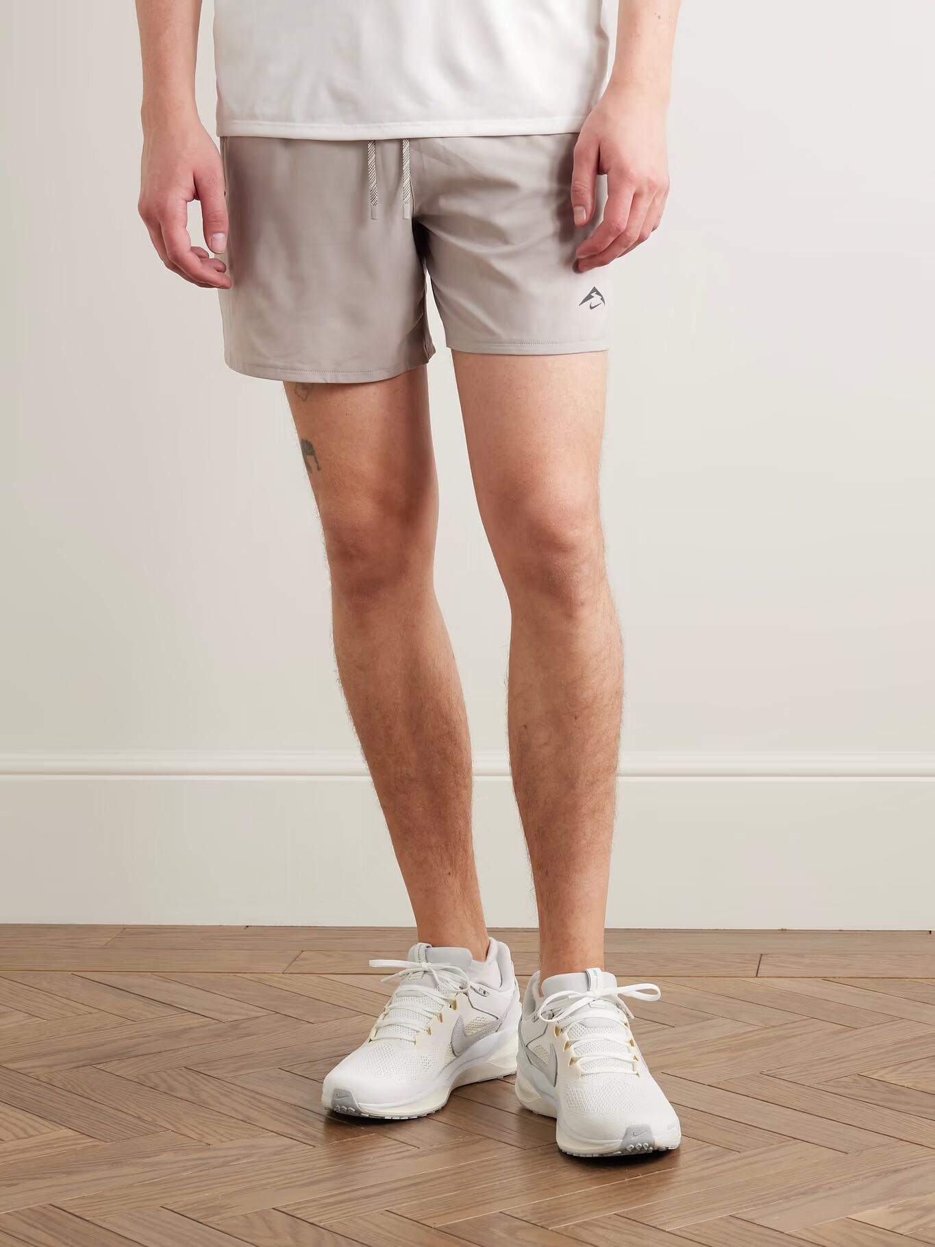 Кроссовки Air Zoom Pegasus 41 SP из сетки, нубука и кожи для бега NIKE RUNNING, цвет Stone — фото 4