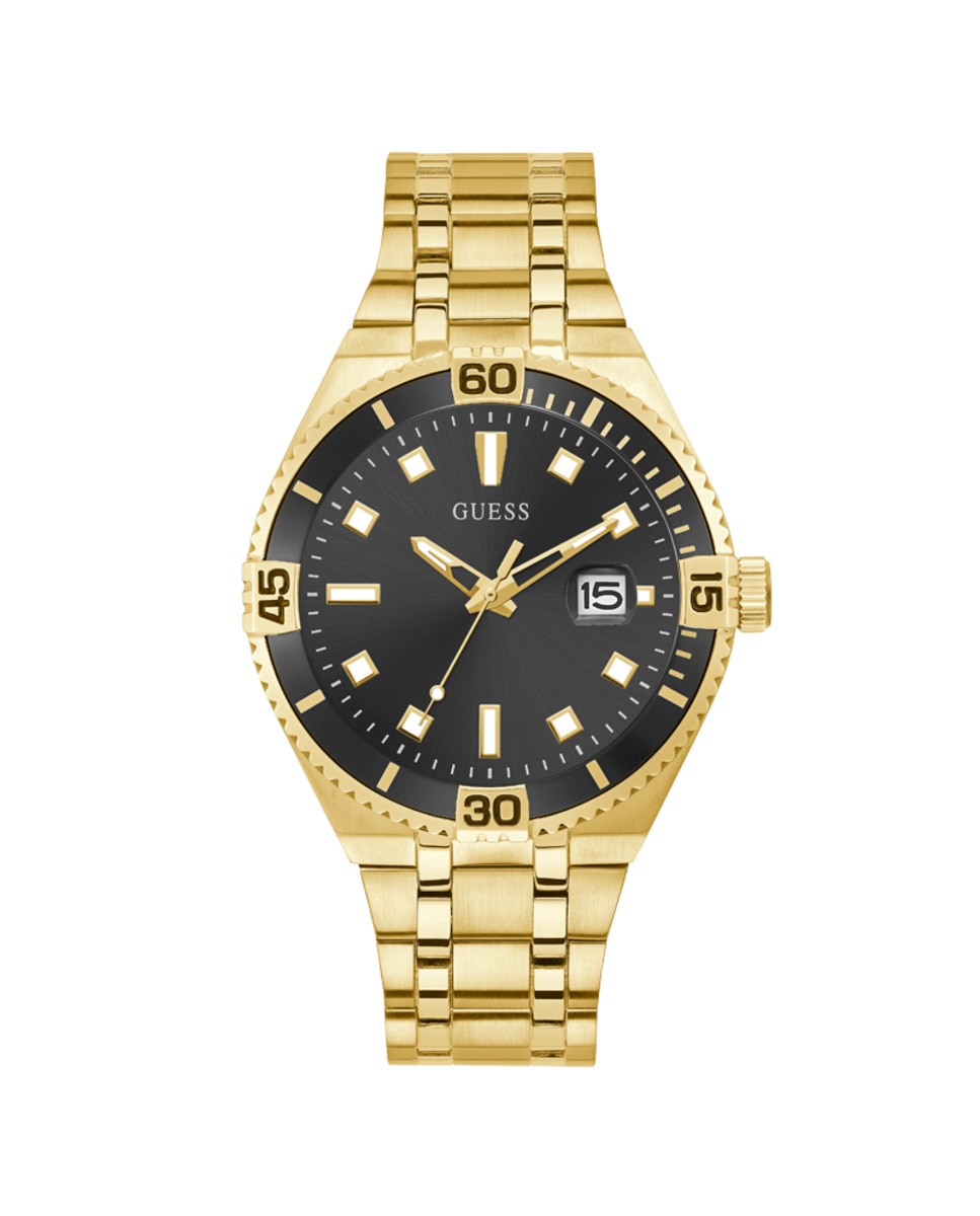 

Мужские часы Premier GW0330G2 со стальным и золотым ремешком Guess, золотой