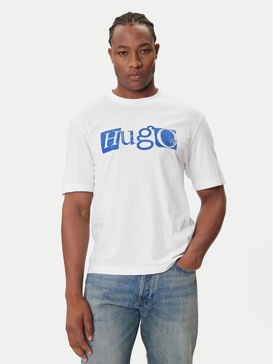 

Футболка regular fit Nugix 50543485 Hugo, белый
