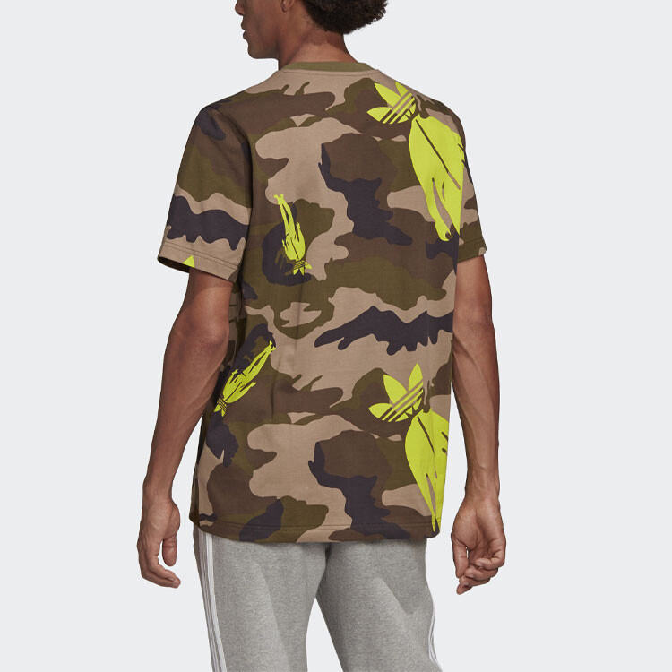 Adidas Originals Мужская футболка, цвет Camouflage — фото 4
