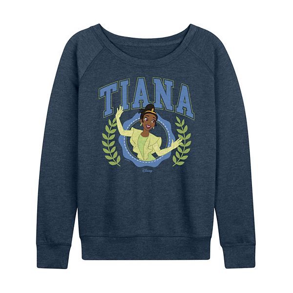 

Женская футболка с длинным рукавом Princess Tiana Collegiate French Terry Disney, Heather Indigo, Фиолетовый, Женская футболка с длинным рукавом Princess Tiana Collegiate French Terry Disney, Heather Indigo