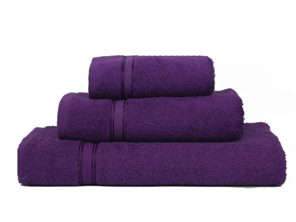 

Framsohn Махровые хлопковые полотенца Ma Belle 100x150 см Wineberry, фиолетовый