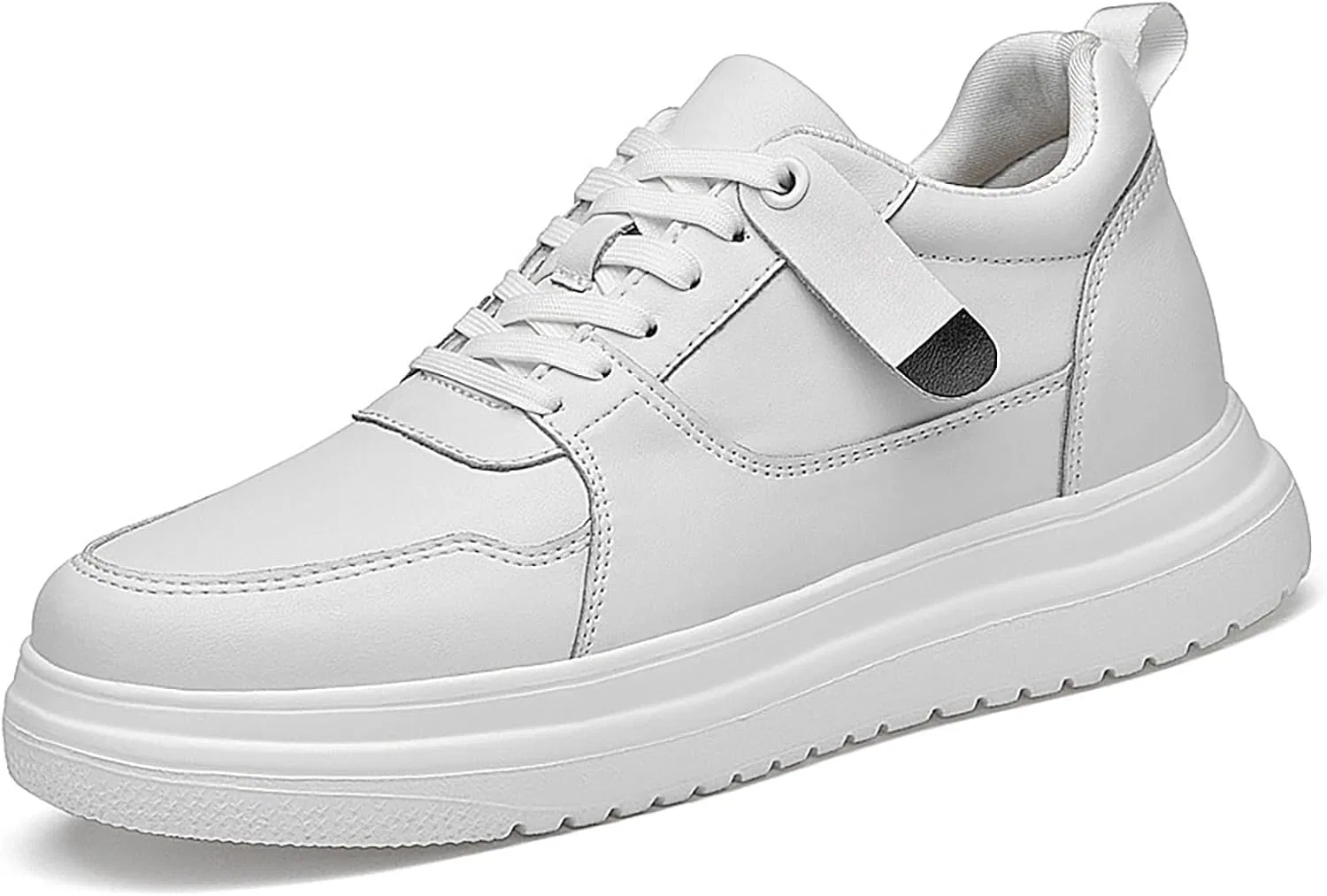 Кроссовки 2026 Schuhe Herren mit Erhöhungen fr Herren, 6/8/10 cm, Unisex, höhenverstellbar, lässige Erhöhungen, rutschfeste, atmungsaktive Turnschuhe Schnrschuhe (17) Generic, Weiß
