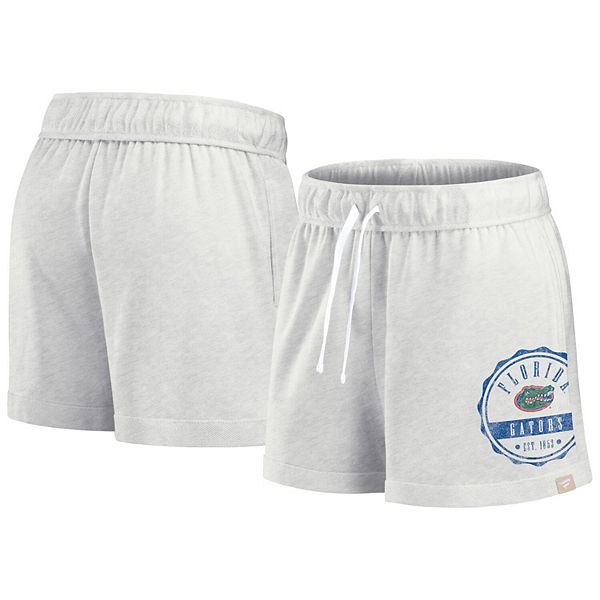 

Женские шорты Fanatics Oatmeal Florida Gators Win Badge Fanatics Brands - White Label