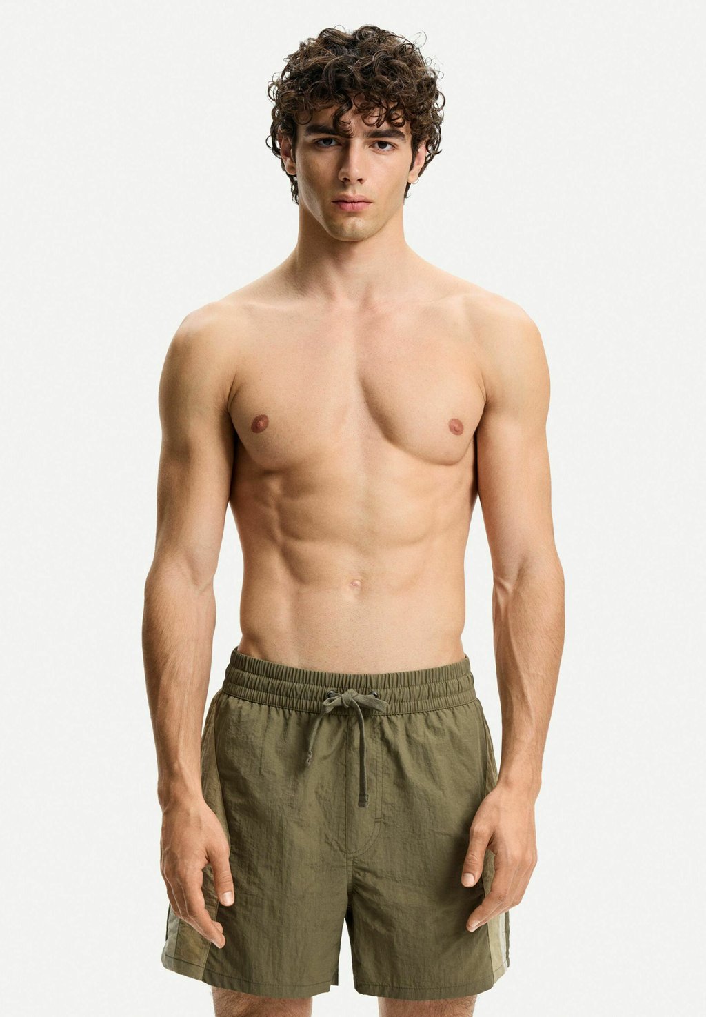 

Шорты для плавания BOXY FIT Bershka, хаки