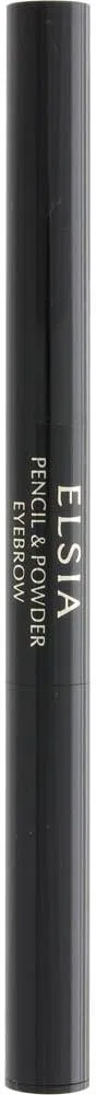 Карандаш для бровей Elsia Platinum Crease & Powder Eyebrow, коричневый, 0.5 г