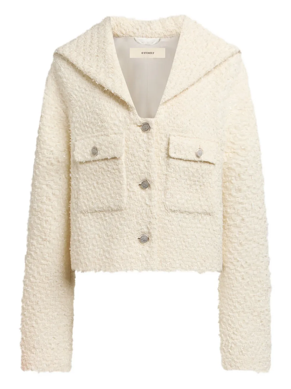 

Твидовый пиджак 12 STOREEZ, нейтральный