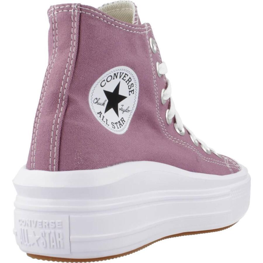 Кеды Converse модель Chuck Taylor All Star Move Hi цвет фиолетовый — фото 3