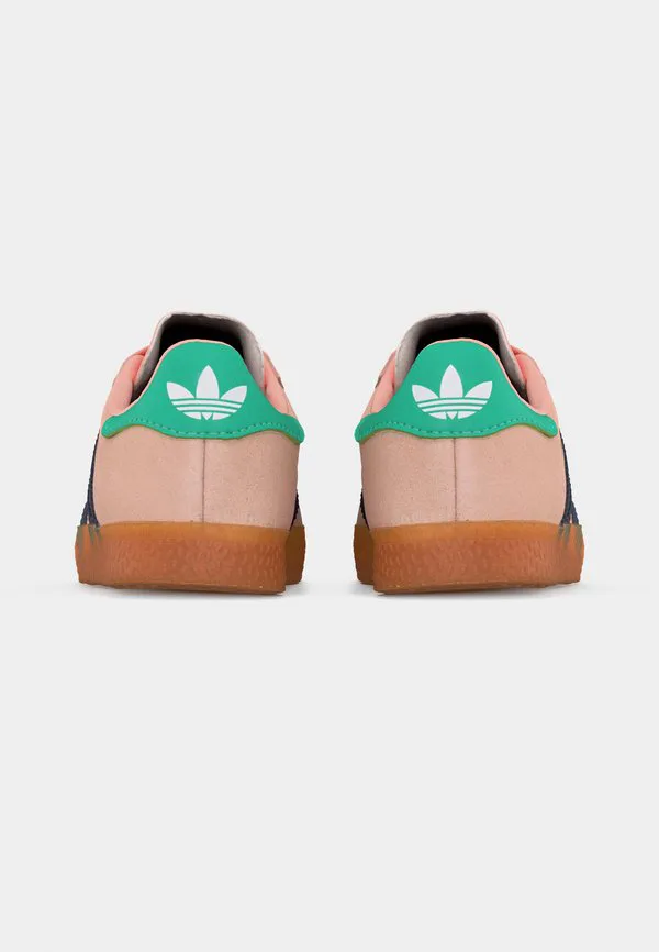 Кроссовки gazelle унисекс Adidas Originals, Blush Pink/Night Indigo/Hi Res Green — фото 4