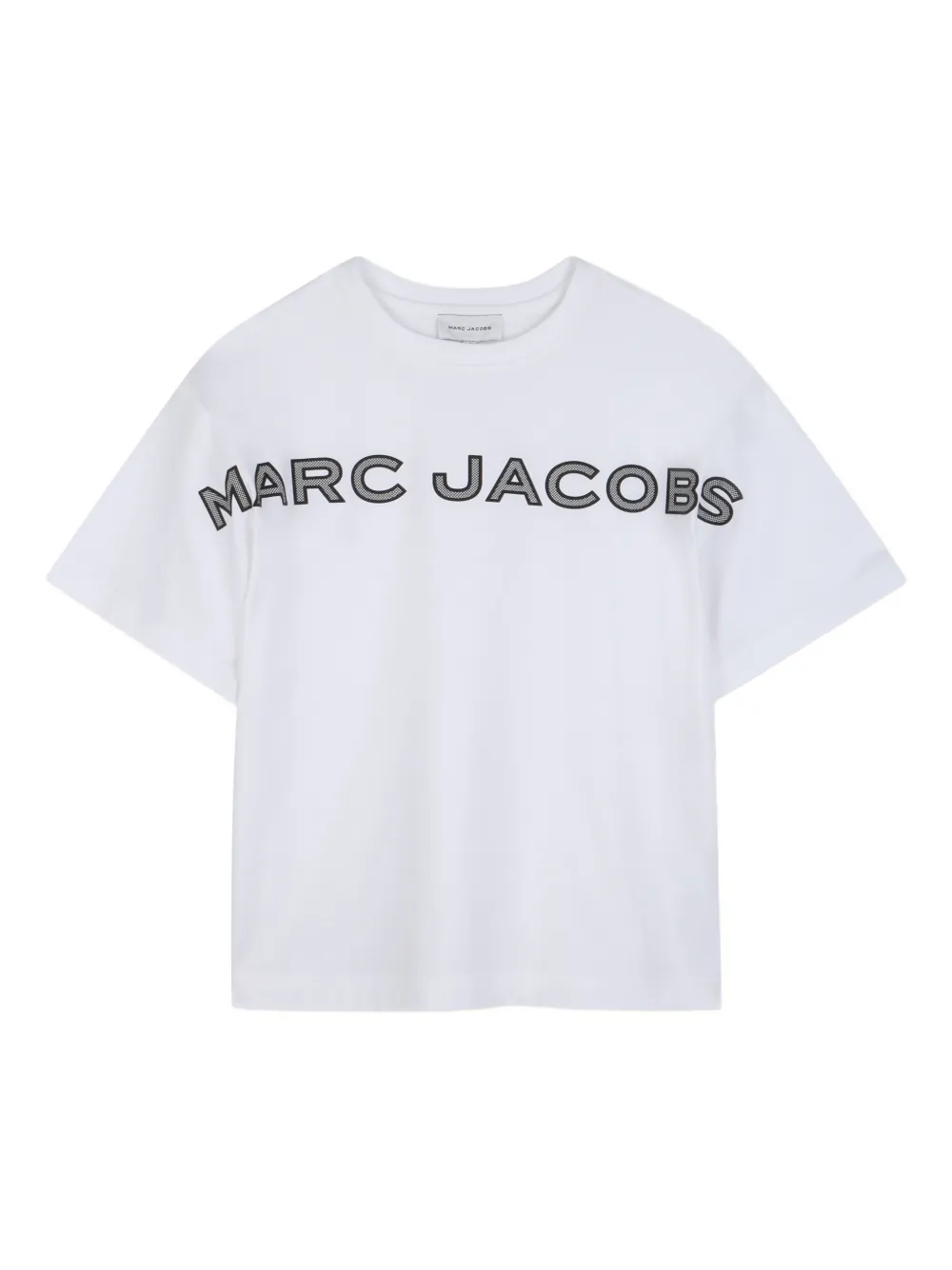 

Футболка с принтом логотипа Marc Jacobs Kids, белый