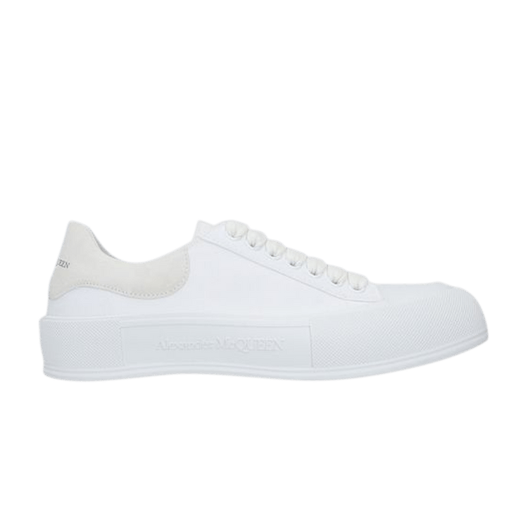 

Кроссовки Alexander McQueen Deck Plimsoll Low 'White', белый