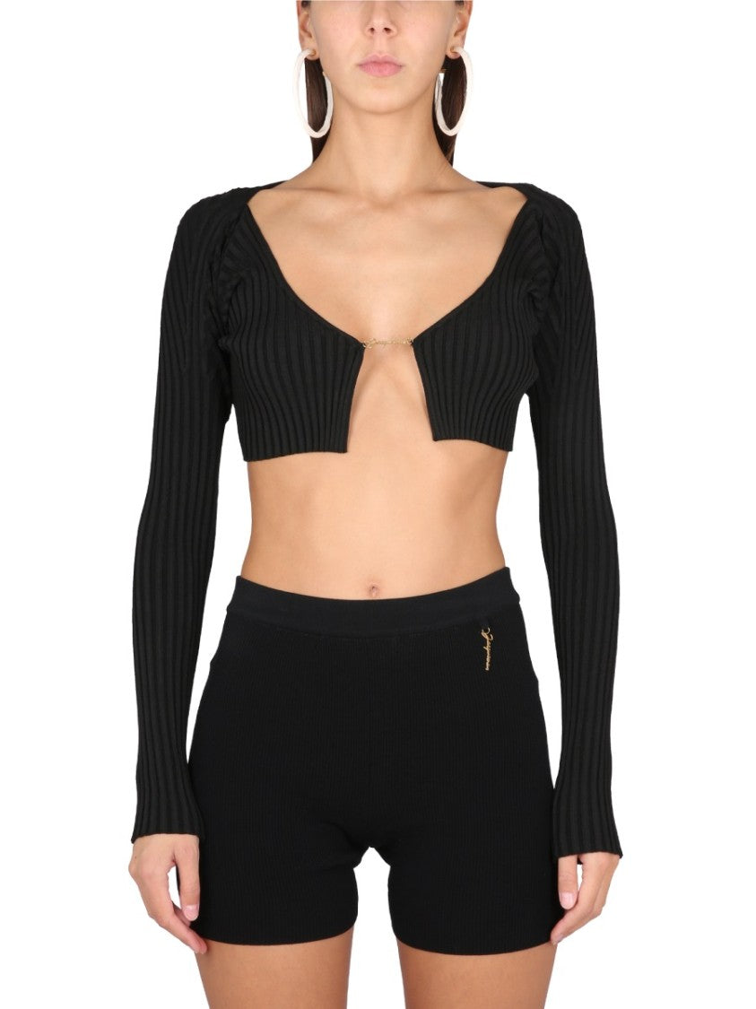 

Топ Le Maille Pralù Jacquemus, черный