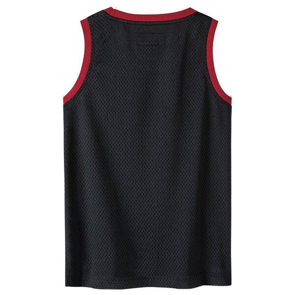 Спортивная футболка mesh jersey 'black red white' Air Jordan, черный — фото 3