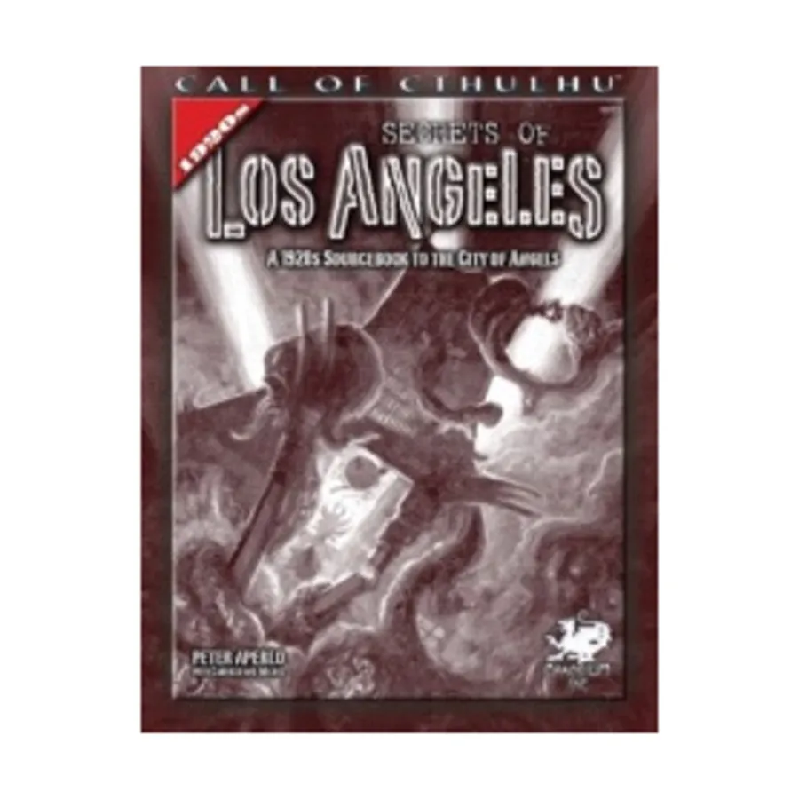 

Secrets of Los Angeles, Call of Cthulhu - Rule, Source & Supplement Books (Chaosium 5.6-6th Editions), мягкая обложка