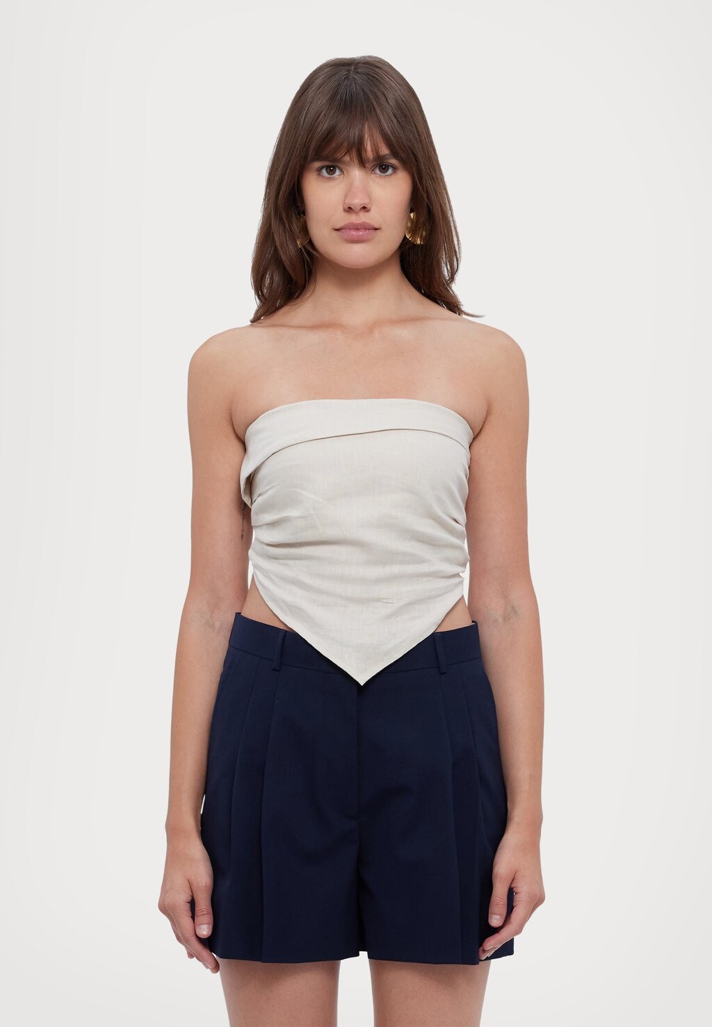 

Блуза ANTIBES STRAPLESS Faithfull the brand, цвет Sand