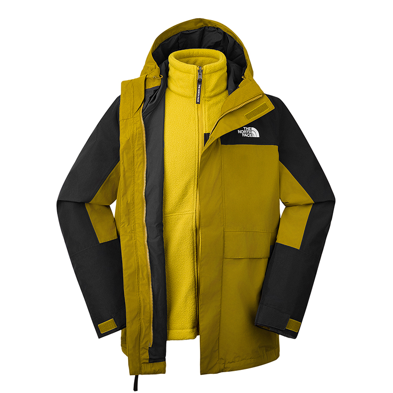 

Городская коллекция для активного отдыха Ветровка Унисекс Cosmic Black-Moss Green Multicolor THE NORTH FACE