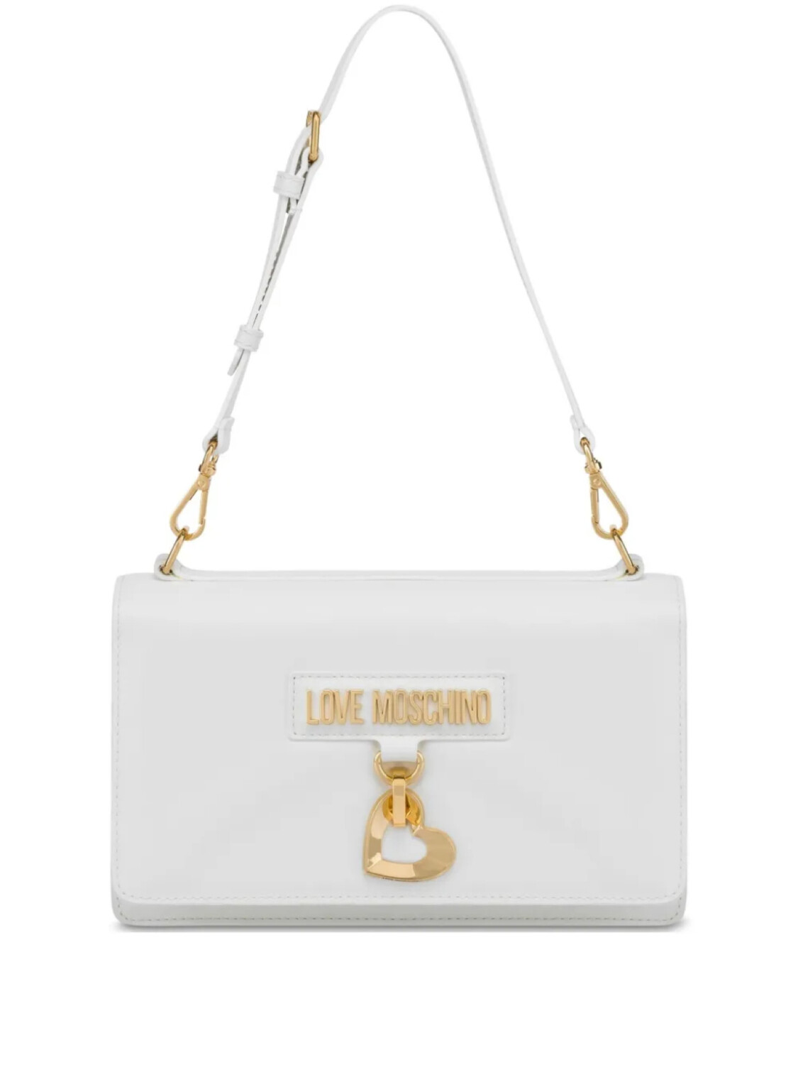 

Love Moschino сумка на плечо с логотипом, белый