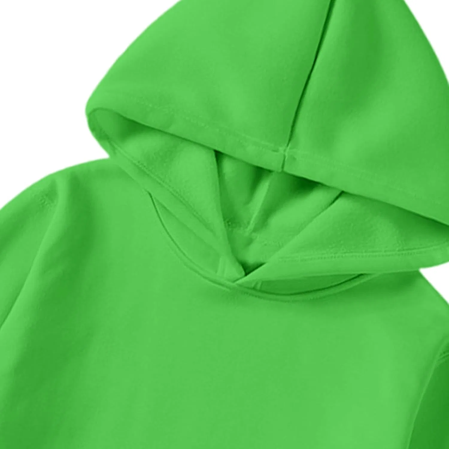 Худи мужское, флисовое, свободный крой, Green — фото 2