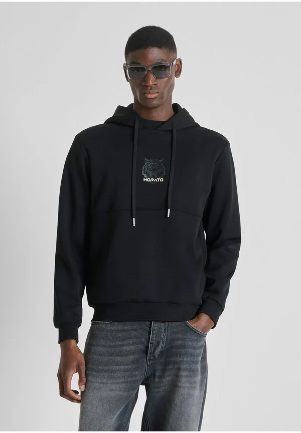 

Худи с принтом в виде переплетенных волокон Antony Morato, Black