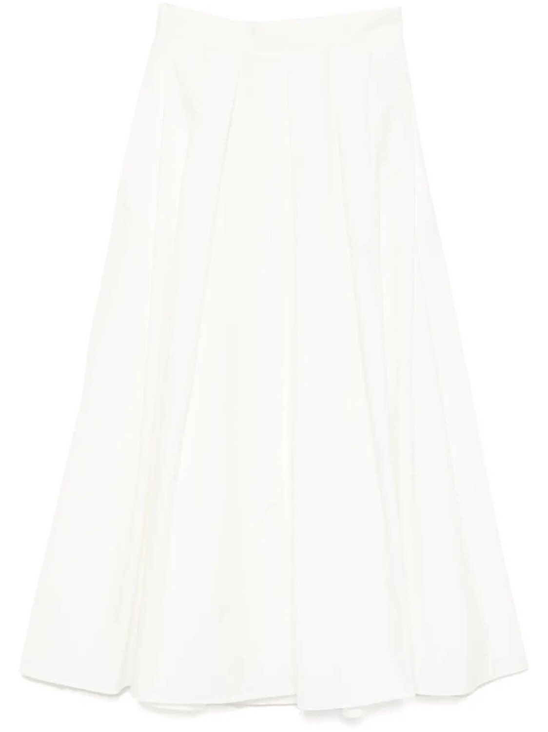 

Elie Saab поплиновая юбка миди, нейтральный