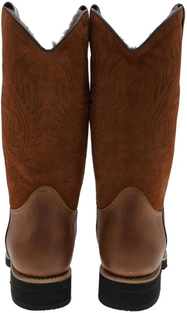 FB Fashion Boots Мужские ковбойские ботинки Зимние ботинки Catle-C для верховой езды в стиле вестерн Мужские зимние ботинки Коричневые — фото 4