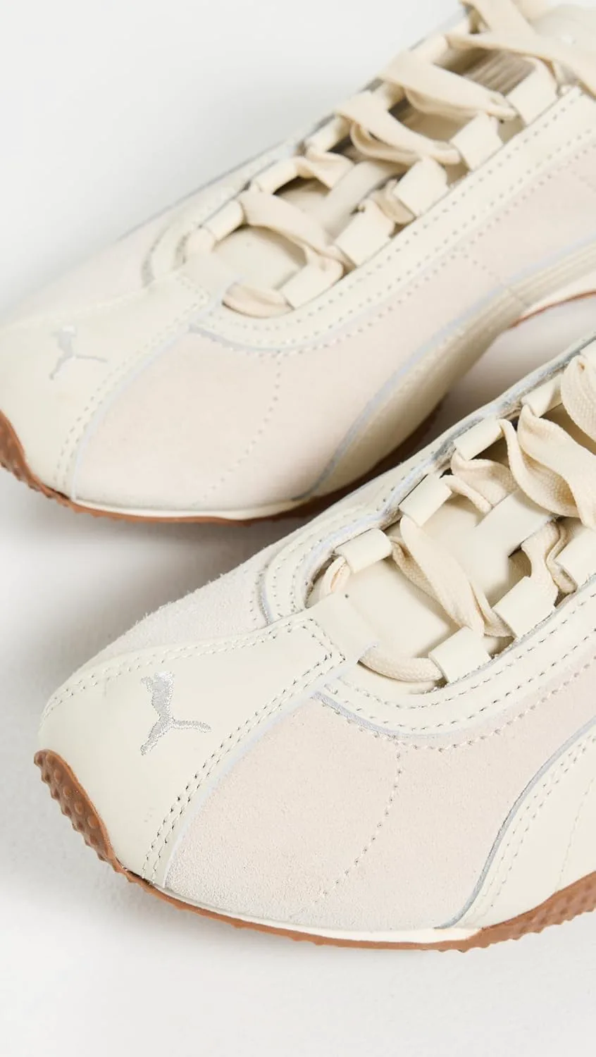 PUMA Mens H-Street Premium Шнуровка Кроссовки Повседневная обувь - белая, белый — фото 4