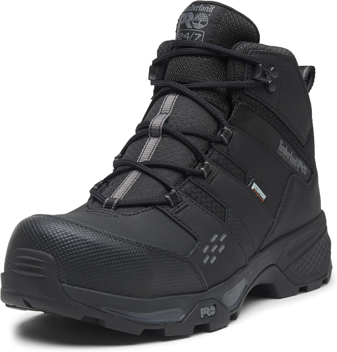 

Мужские рабочие ботинки Timberland PRO Switchback LT с композитным носком и водонепроницаемой защитой, черный/серый