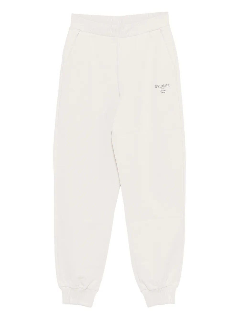 

Спортивные брюки с вышитым логотипом Balmain Kids, нейтральный