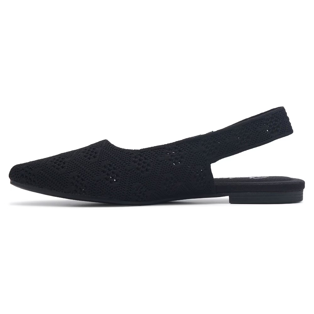 Туфли-балетки на ремешке Cleo snip sweet time Skechers, black — фото 3