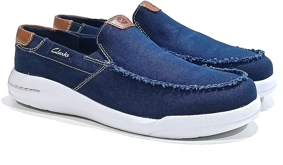 Мокасины Clarks Driftlite StepMoccasin, Navy Combi — фото 4