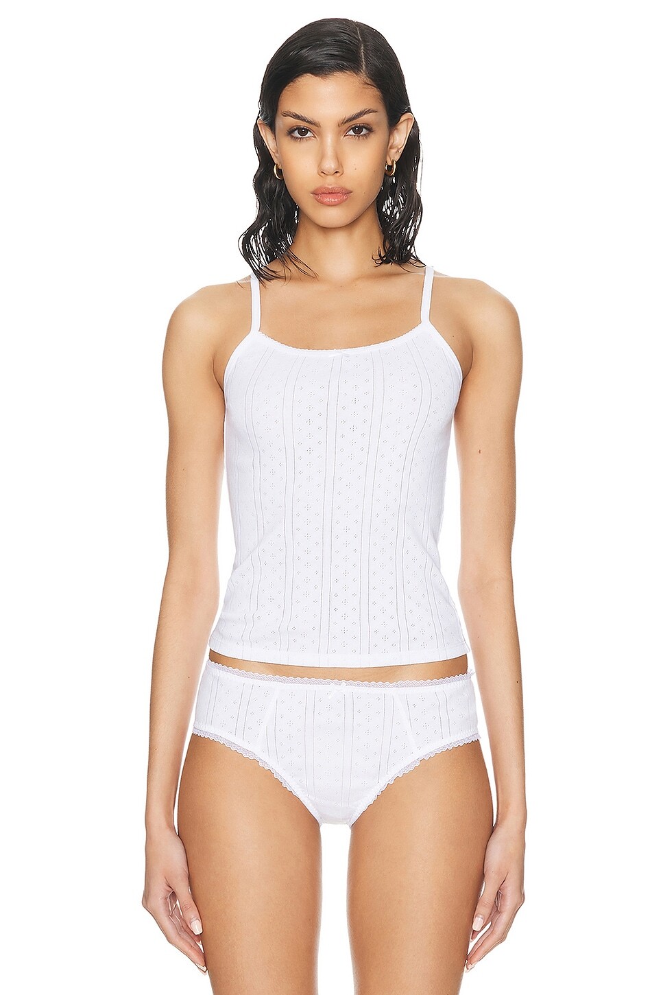 

Обычная майка Пико Cou Cou Intimates, белый
