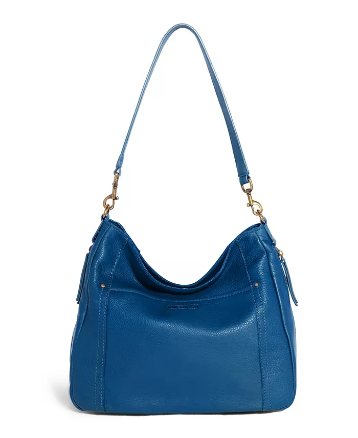 

Сумка-мессенджер Austin Convertible через плечо American Leather Co., синий