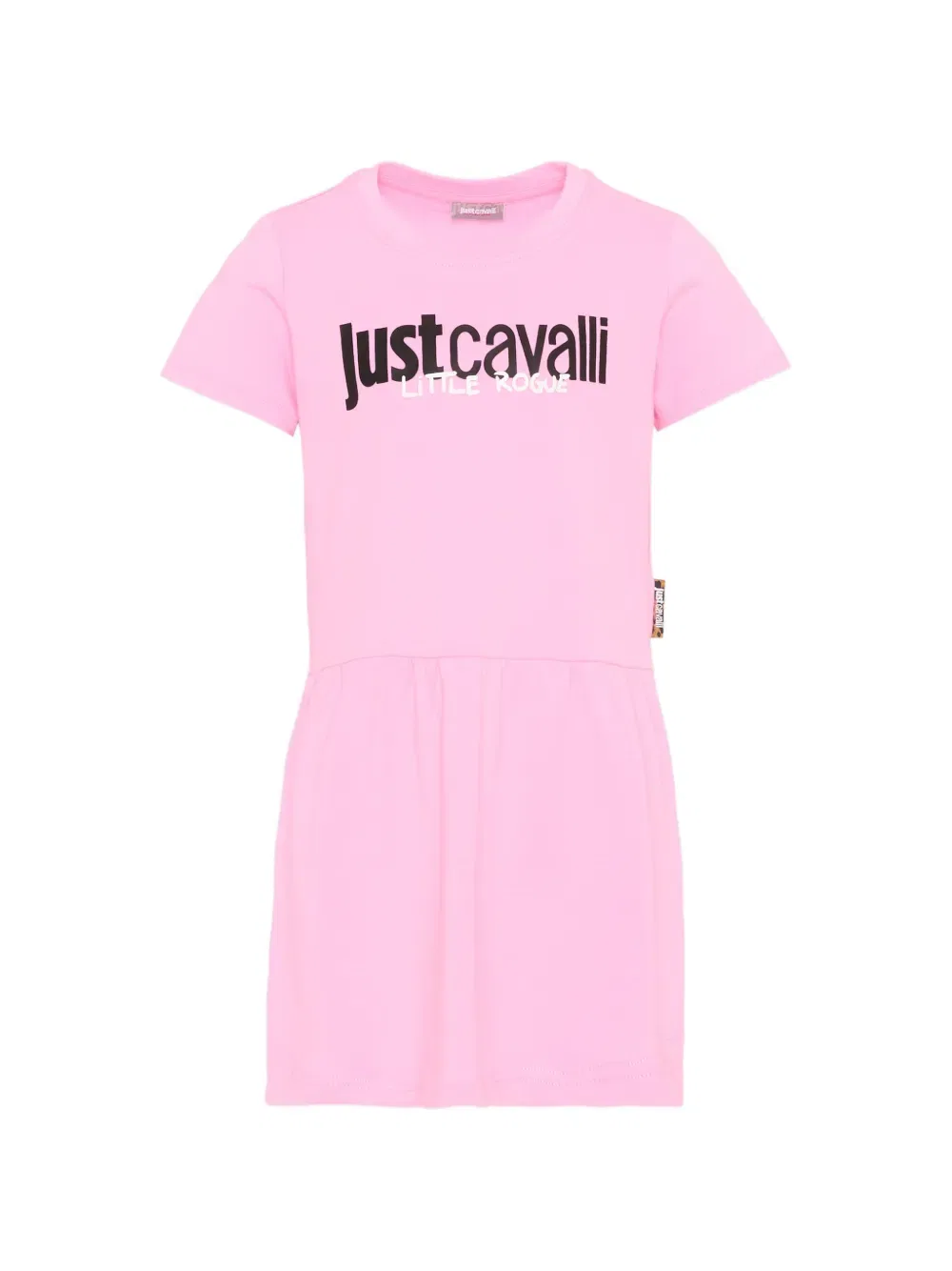 Платье с коротким рукавом Just Cavalli Kids, розовый