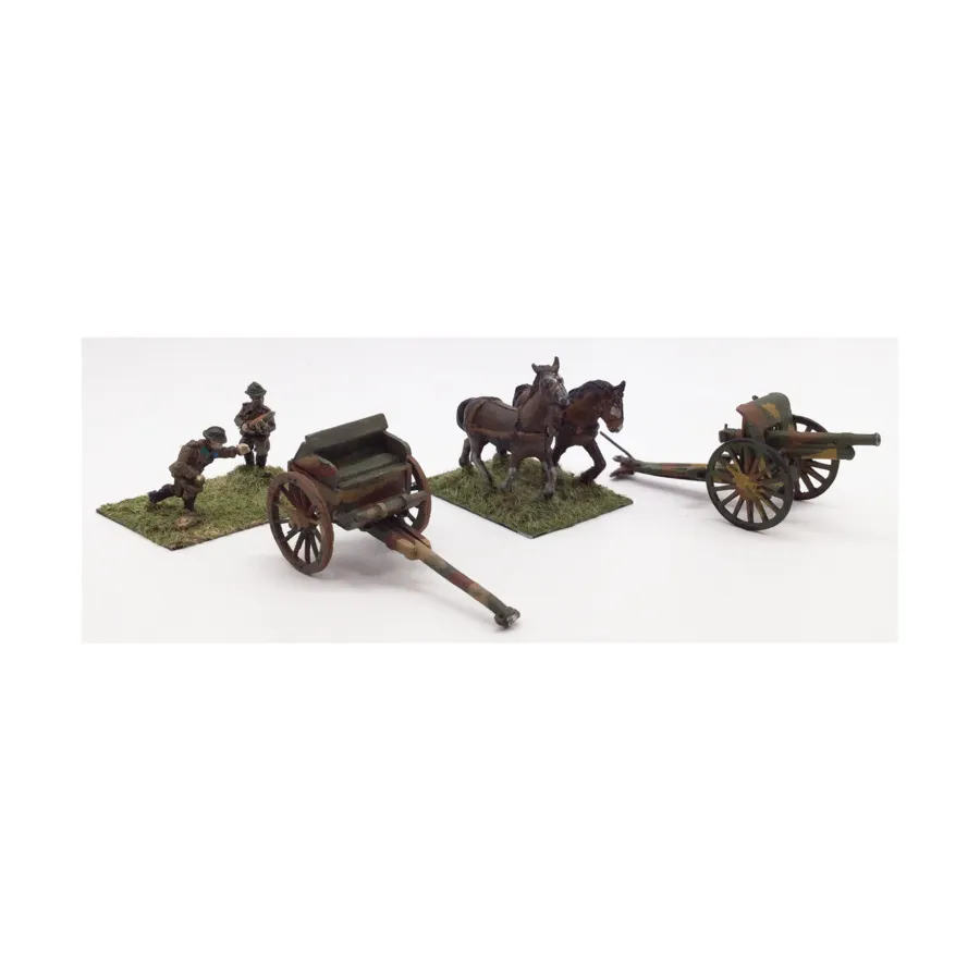 

Конная артиллерийская 75-мм обр. 1902 г. №1, Miscellaneous Historical Miniatures - WWII - Poland 1939 - Loose Miniatures (1/100)
