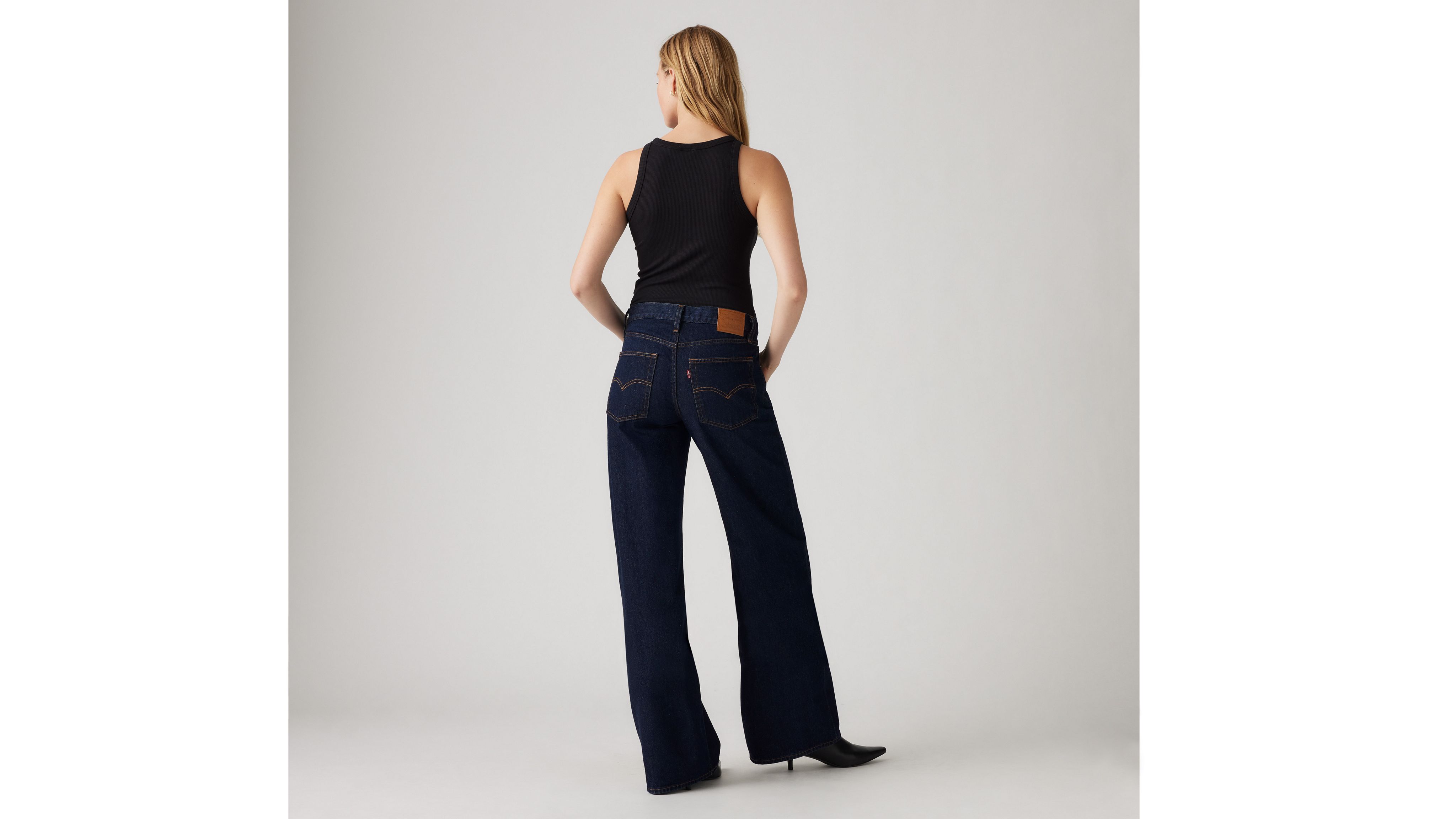 

Женские мешковатые прямые джинсы XL Levi's, цвет Dream Nice Dreams - Dark Wash
