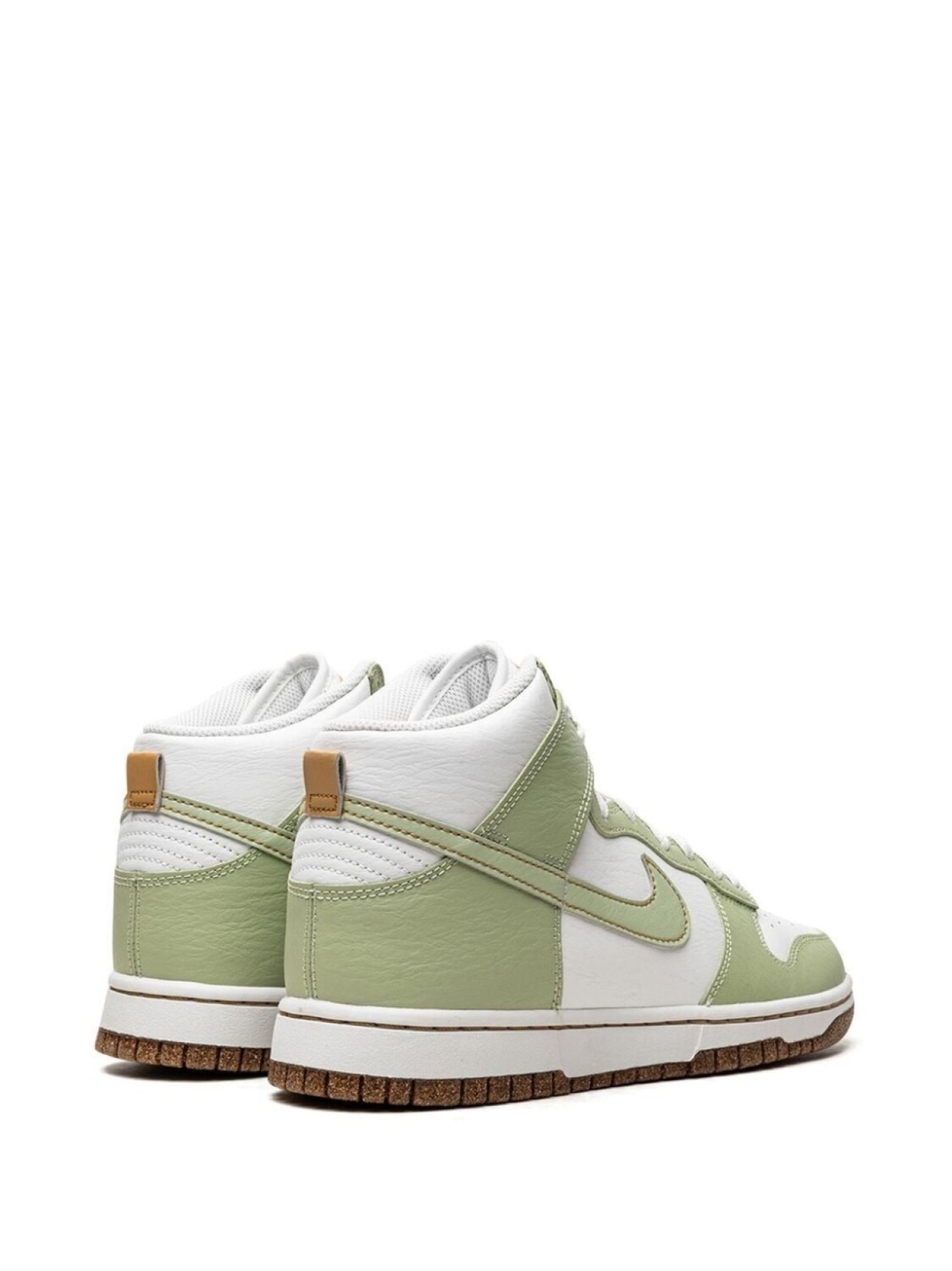 Nike кроссовки Dunk High, зеленый — фото 3