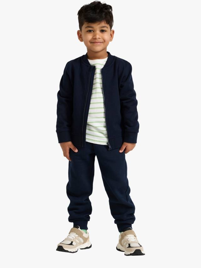 Детская хлопковая домашняя куртка Lindex, Dark Navy — фото 3