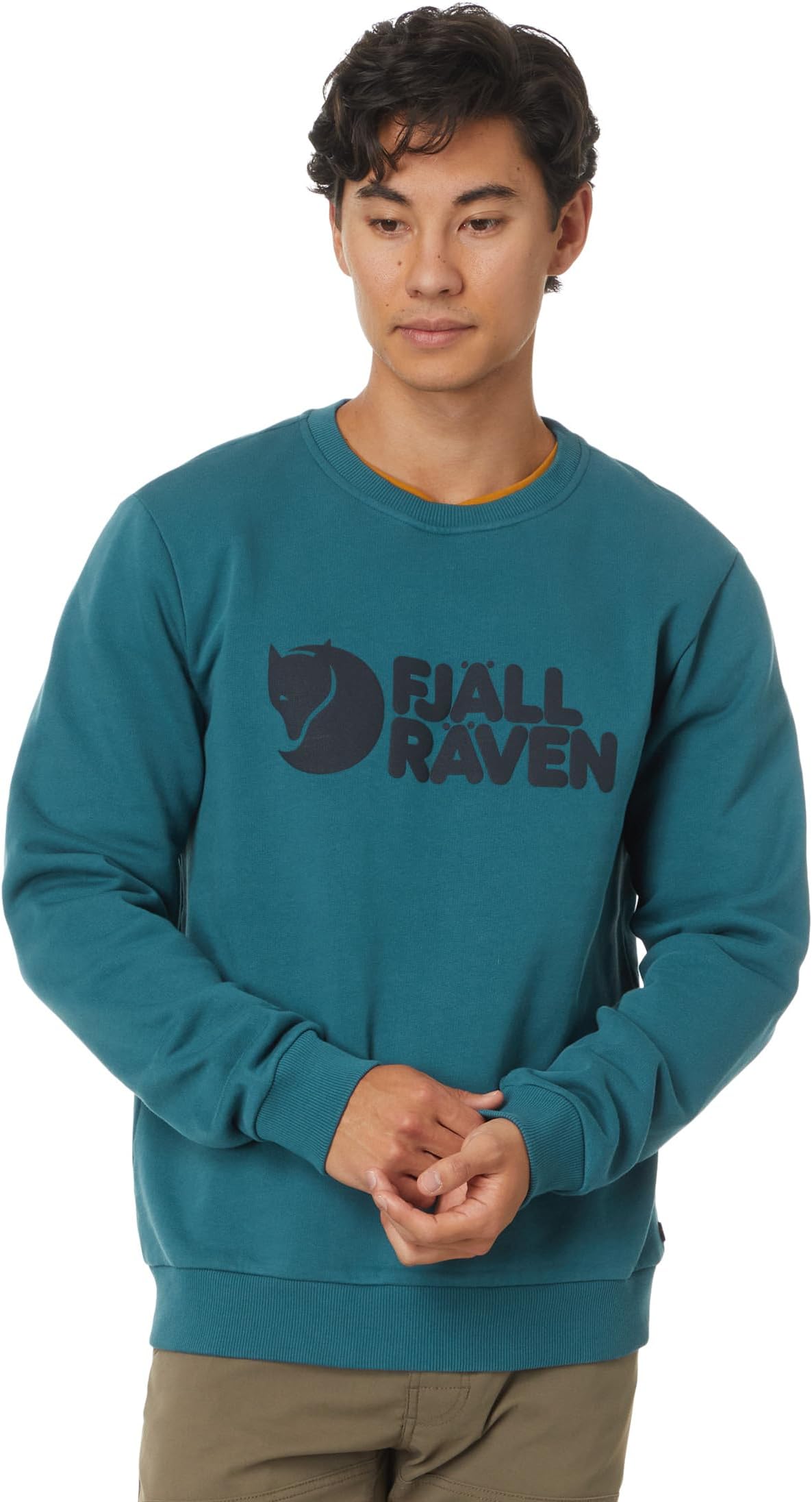 

Толстовка Fjällräven Fjallraven Logo Sweater, цвет Deep Sea