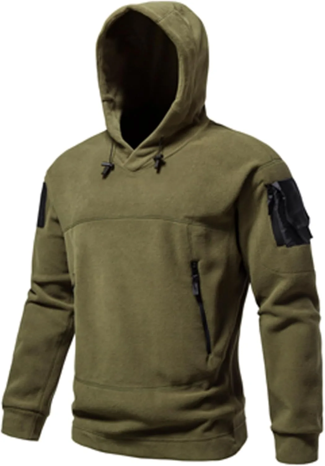 Мужская тактическая толстовка с капюшоном Military Training Fleece и карманом на рукаве — фото 4