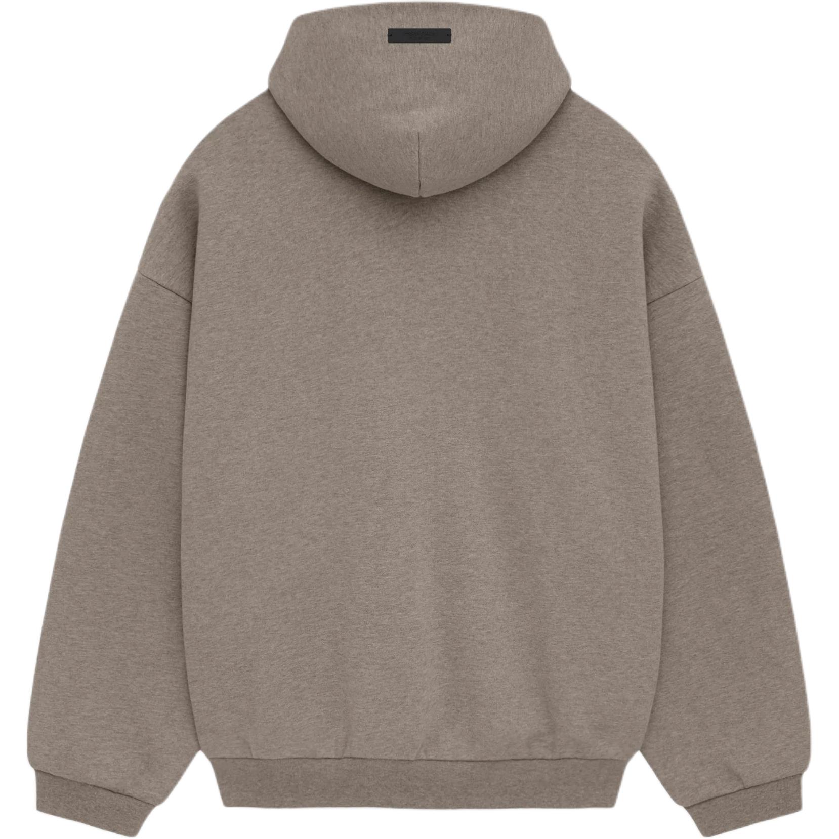 Толстовка Heavy Fleece Vintage Shrunken Hoodie Fear Of God Essentials, цвет Dark Dusty Gray/HEATHER GRAY — фото 3