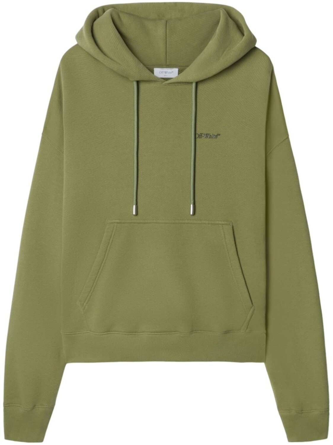

Off-White толстовка с логотипом, зеленый
