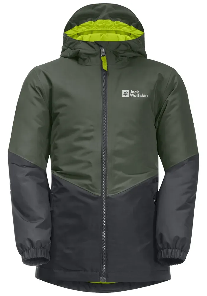 

Функциональная куртка Jack Wolfskin "TRIOS JACKET K", с капюшоном, зеленый