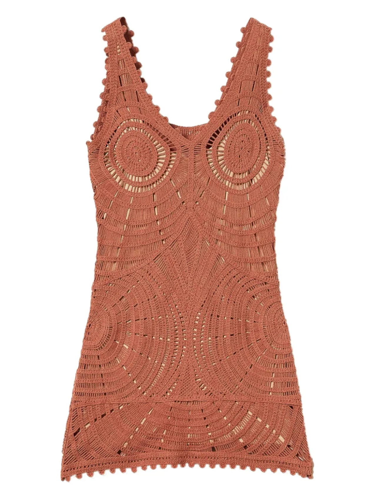 

Платье крючком TWINSET, коричневый