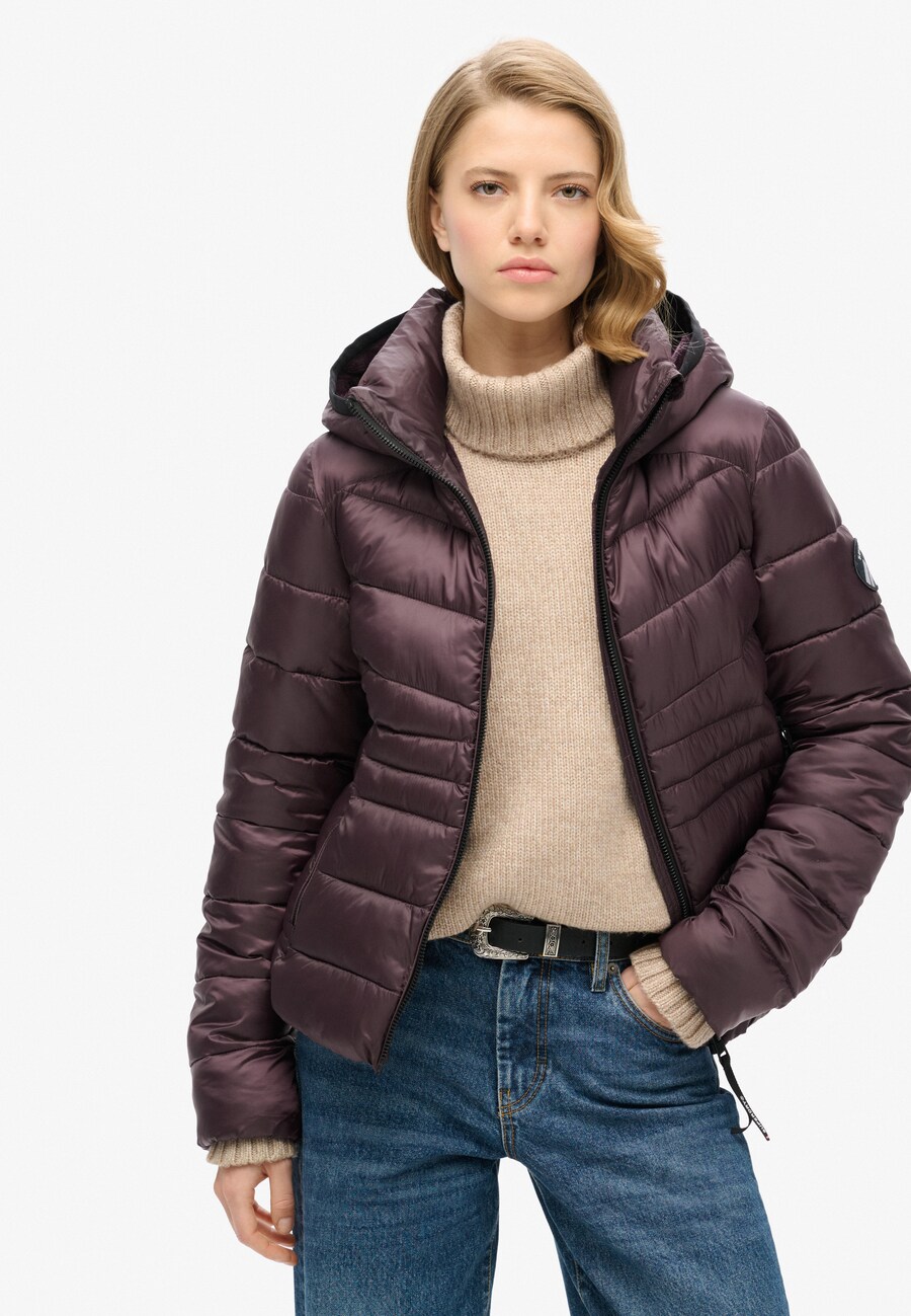 Зимняя куртка Superdry Fuji, Aubergine — фото 2