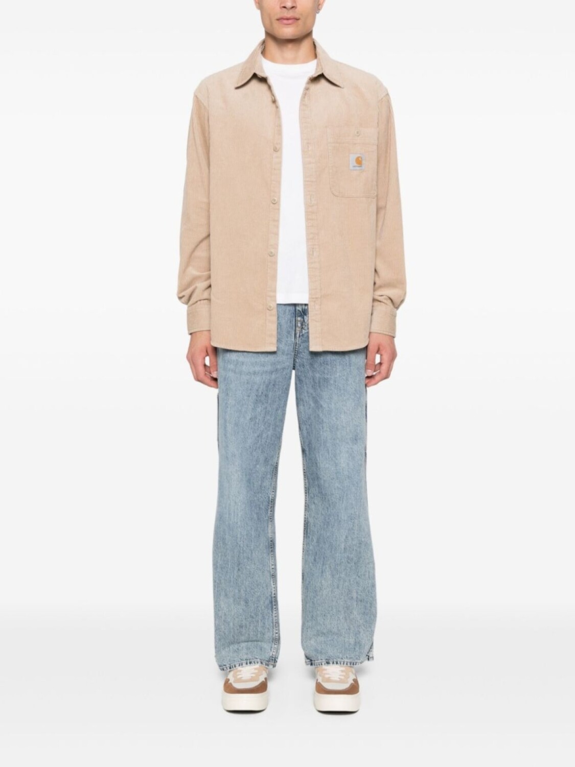 

Carhartt WIP рубашка Flint, нейтральный цвет
